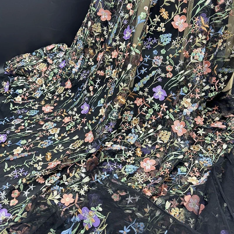 Color 3D Floral Embroidered Lace Tulle Mesh Fabric for Dress Diy Craft Wedding Dress Curtain Sewing Patchwork Clothing Material - AliExpress 15 Color 3D Floral Embroidered Lace Tulle Mesh Fabric for Dress Diy Craft Wedding Dress Curtain Sewing Patchwork Clothing Material - AliExpress 15