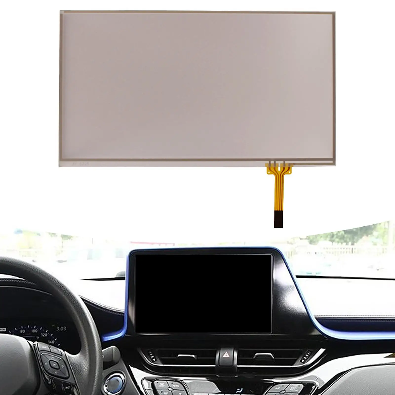 Touch Screen Glass Digitizer Component Lq061Y5DG03 for Camry 2012-2017