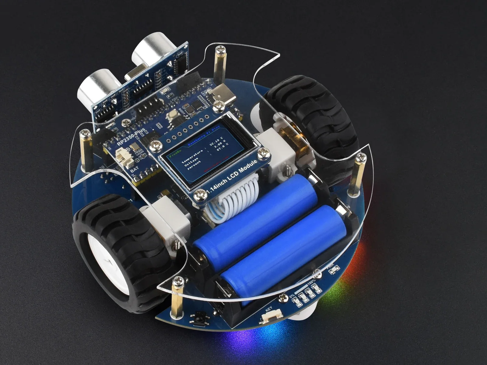 Waveshare Pico2 Go Mobile Robot,Support Self Driving Remote Control, Includes RP2350-Plus Control Board - Image 5