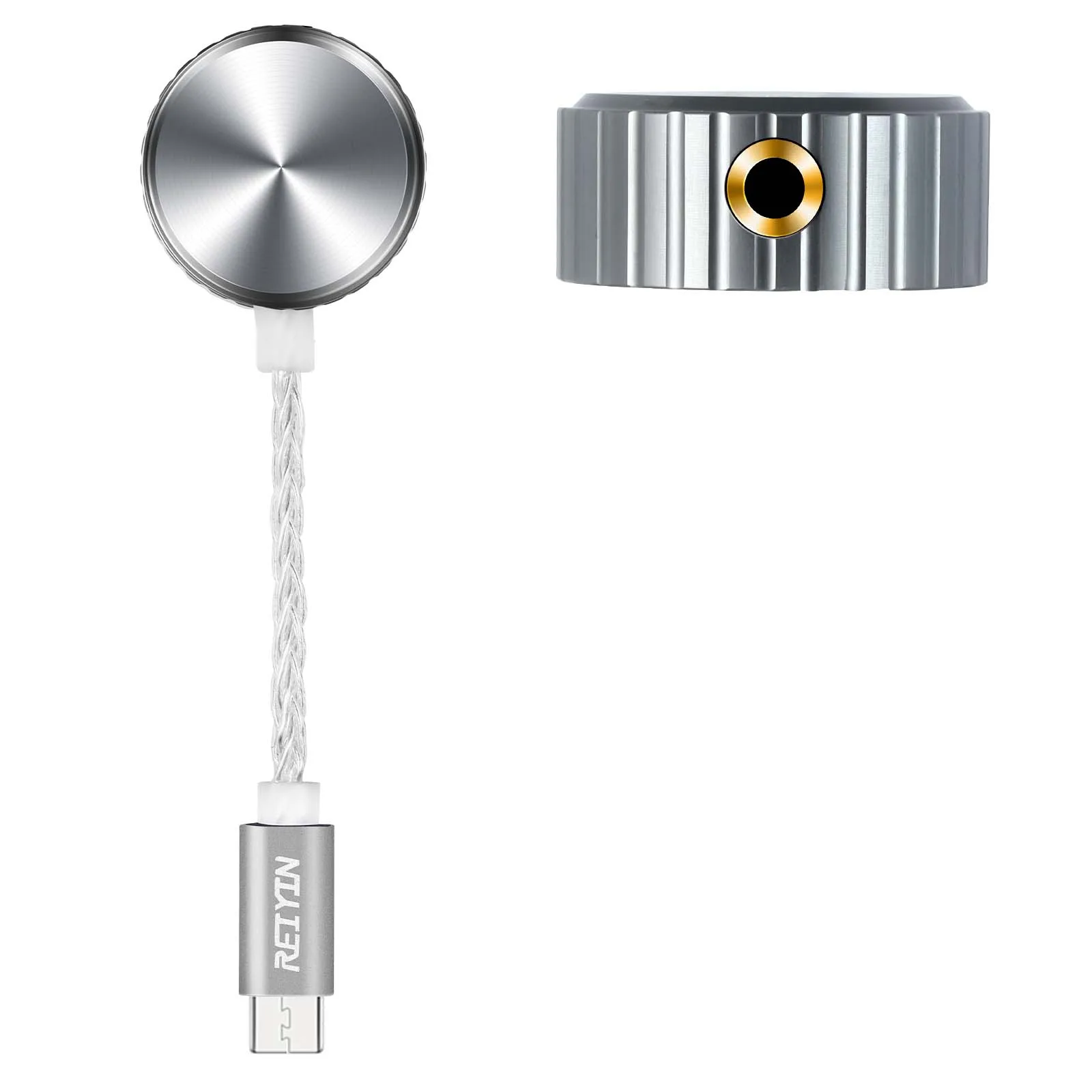 Reiyin DA-07 384Khz 32bit USB Type C to 4.4mm Balanced Output DAC Earphone Amplifie Digital Decode