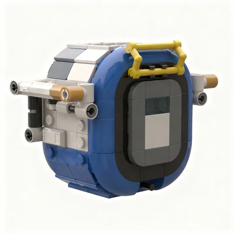 219 قطعة من مكعبات البناء MOC، نموذج وحدة إرساء السفن، ألعاب تركيب، هدايا عيد الميلاد، فكرة إبداعية