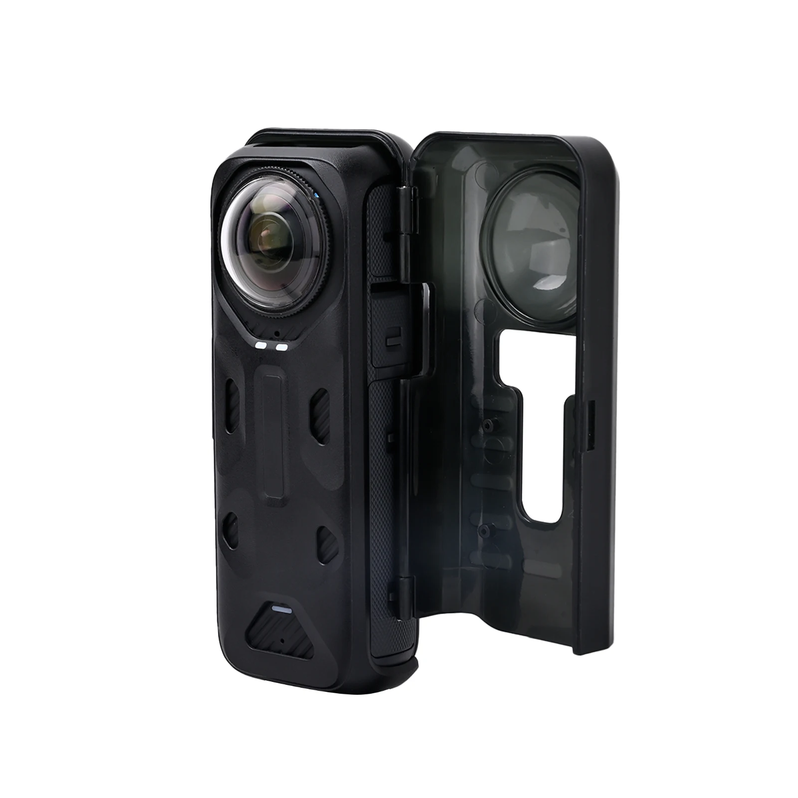 Coque de protection en plastique anti-rayures pour objectif Insta360, accessoires de couverture d'écran, étui pour appareil photo