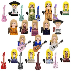 G1015 Alison Celebrity Mini Building Blocks Famous Singer Super Star Daft Punk Band Models Bricks Toys For Kids Gifts