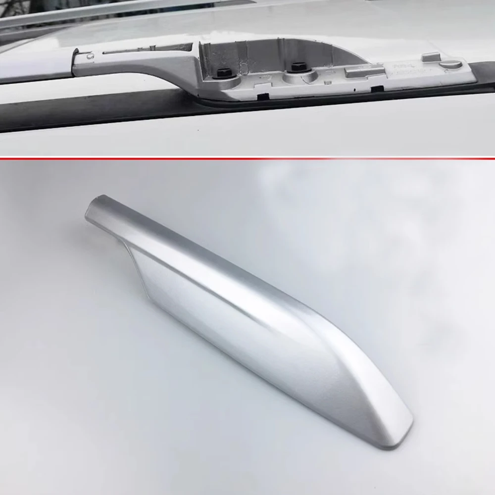 Car Roof Rack Cover for Nissan X-Trail T32 Rogue 2014~2021 2015 2016 2017 Luggage Bar Cap Trim Rail End Shell Plasitc Accessorie