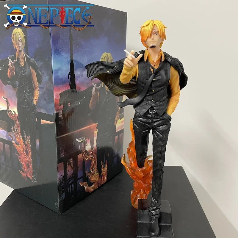 

31cm One Piece GK Vinsmoke Sanji Anime Figure Peripheral Cook Manga Statue PVC Action Figurine Collectible Model Toys Doll