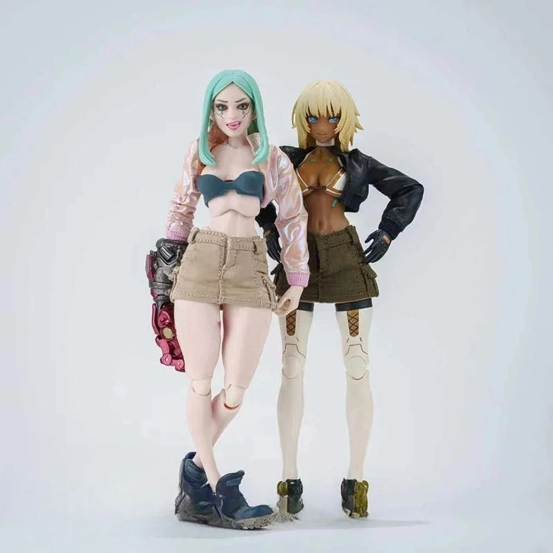 

Короткая куртка в масштабе 1/12, короткая юбка-карго, модель женской солдатской формы, подходит для 6-дюймовых фигурок Romankey NT-04 86TOYS.