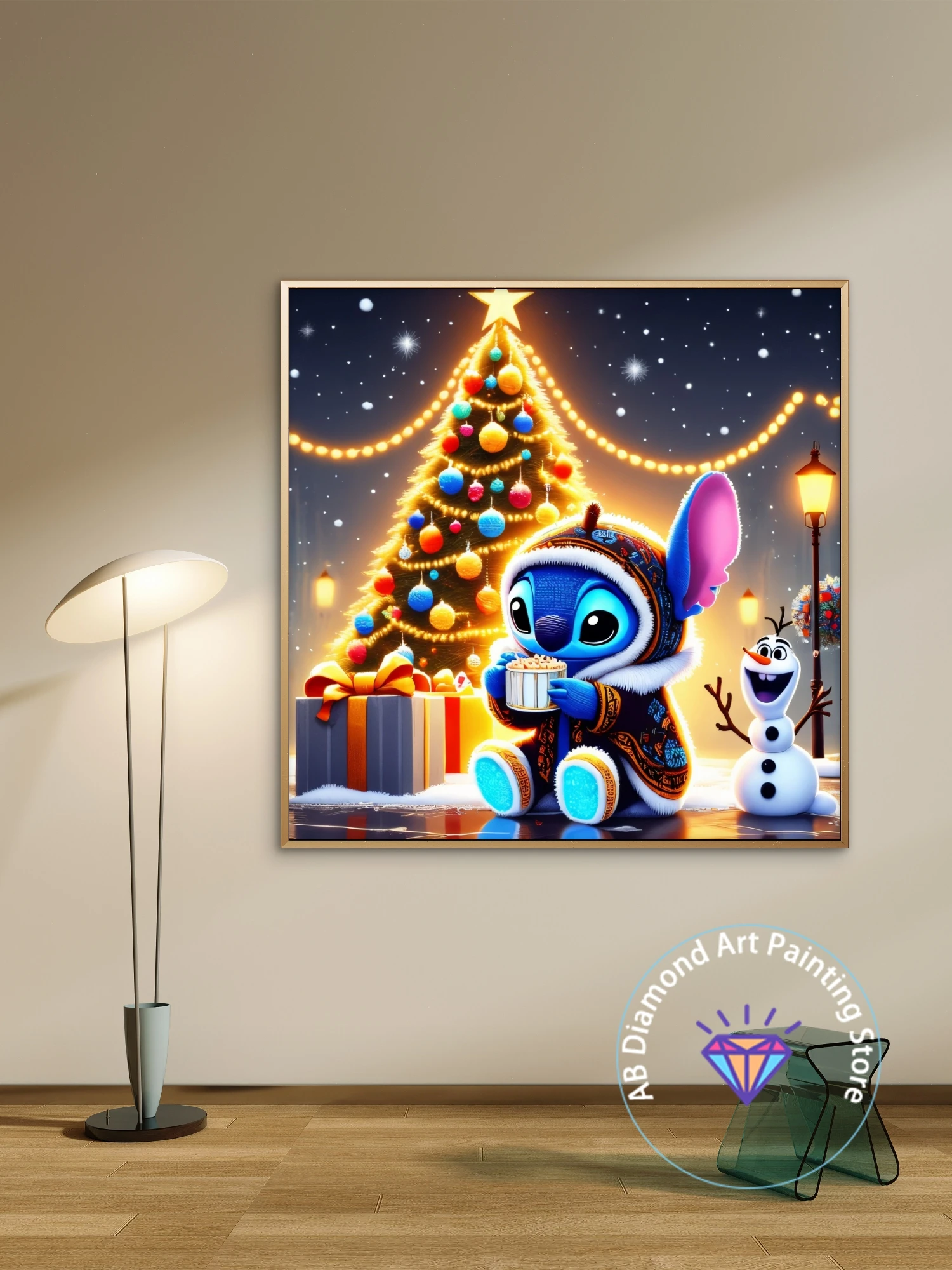 غرزة عيد الميلاد المشهد الماس طقم الطلاء 5D DIY الماس التطريز عبر التطريز اليدوية الفن هدية الحرف ديكور المنزل #2