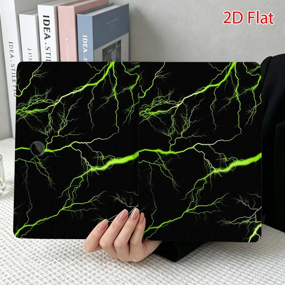 Red Green lightning Soft For OPPO VIVO IQOO OnePlus Realme Pad 3 Pro 13 12.1 11.4 11 inch Pen Tray Tablet Case