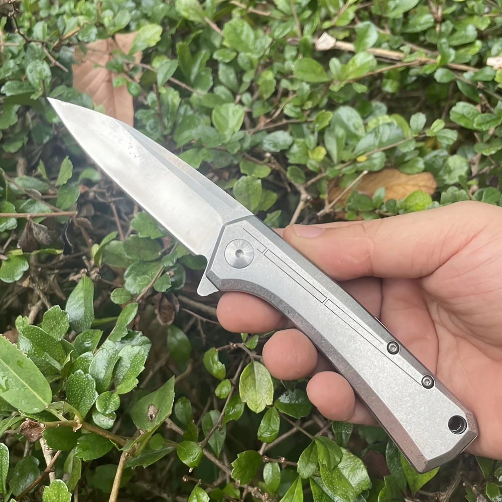 

0808 Pocket folding knife 440c steel blade outdoor tactical Military hunting Knife Jungle wilderness survival EDC pocket knife