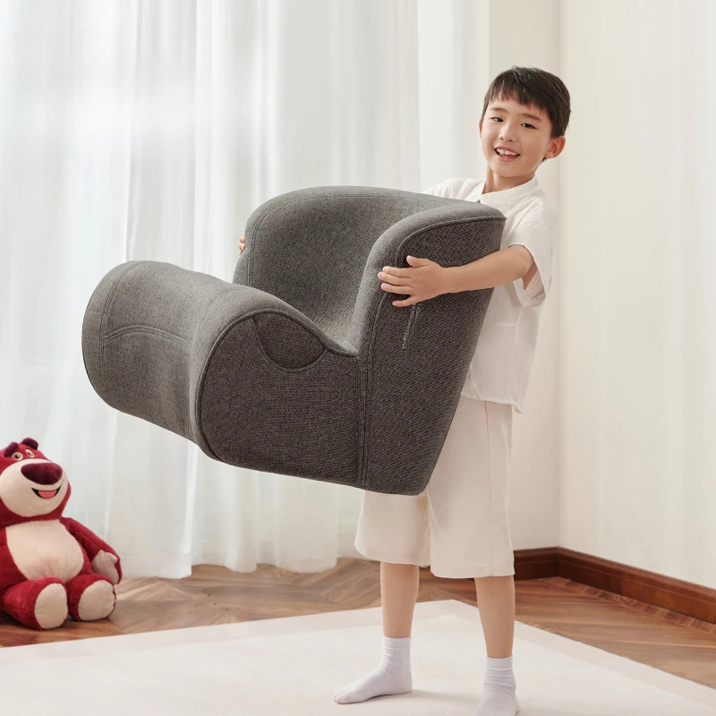 

Ergonomic waist support small sofa Children's reading single lazy sofa