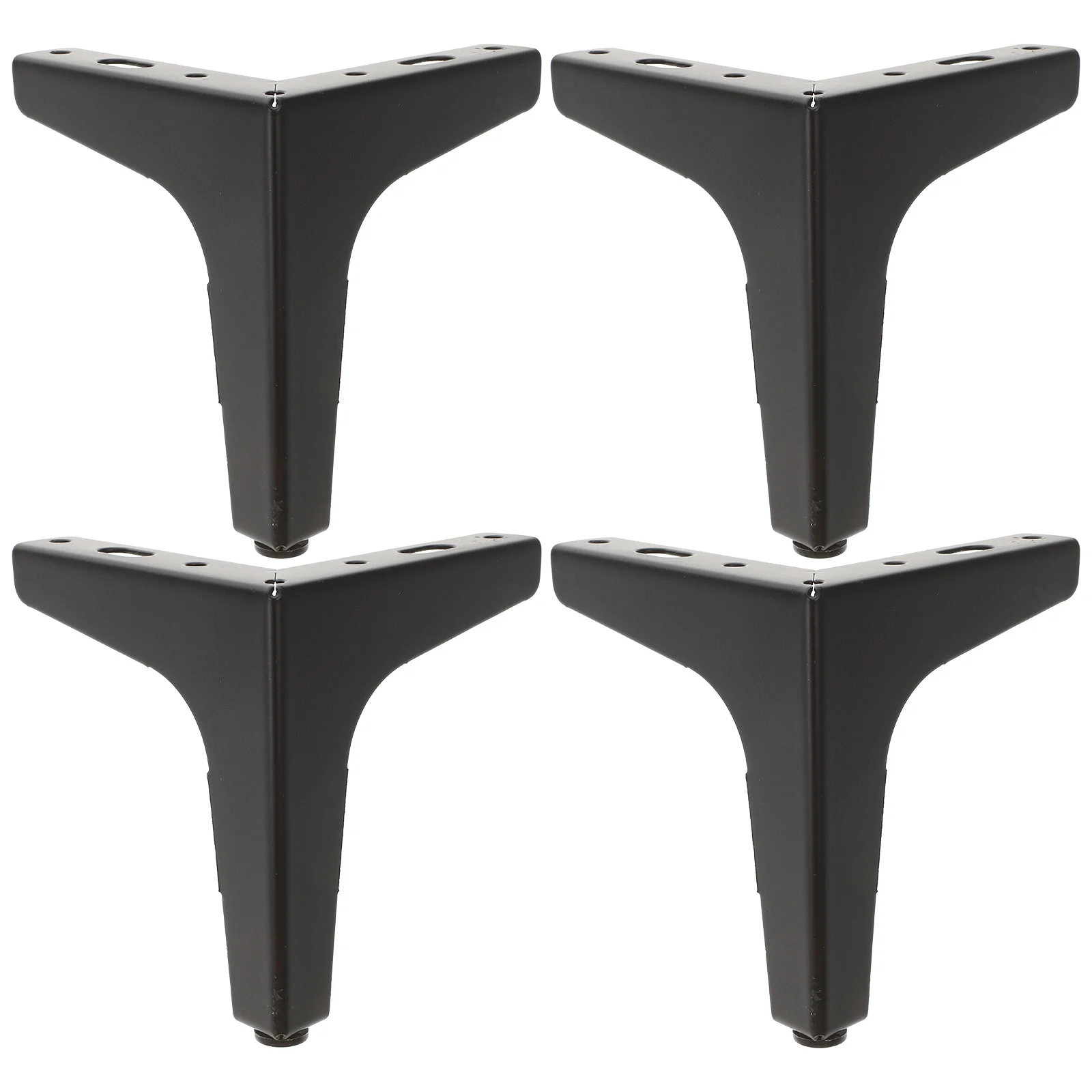 4pcs Metal Furniture Legs TV Cabinet Bed Coffee Table Leg Modern Triangle Feet Furniture Hardware Replacement