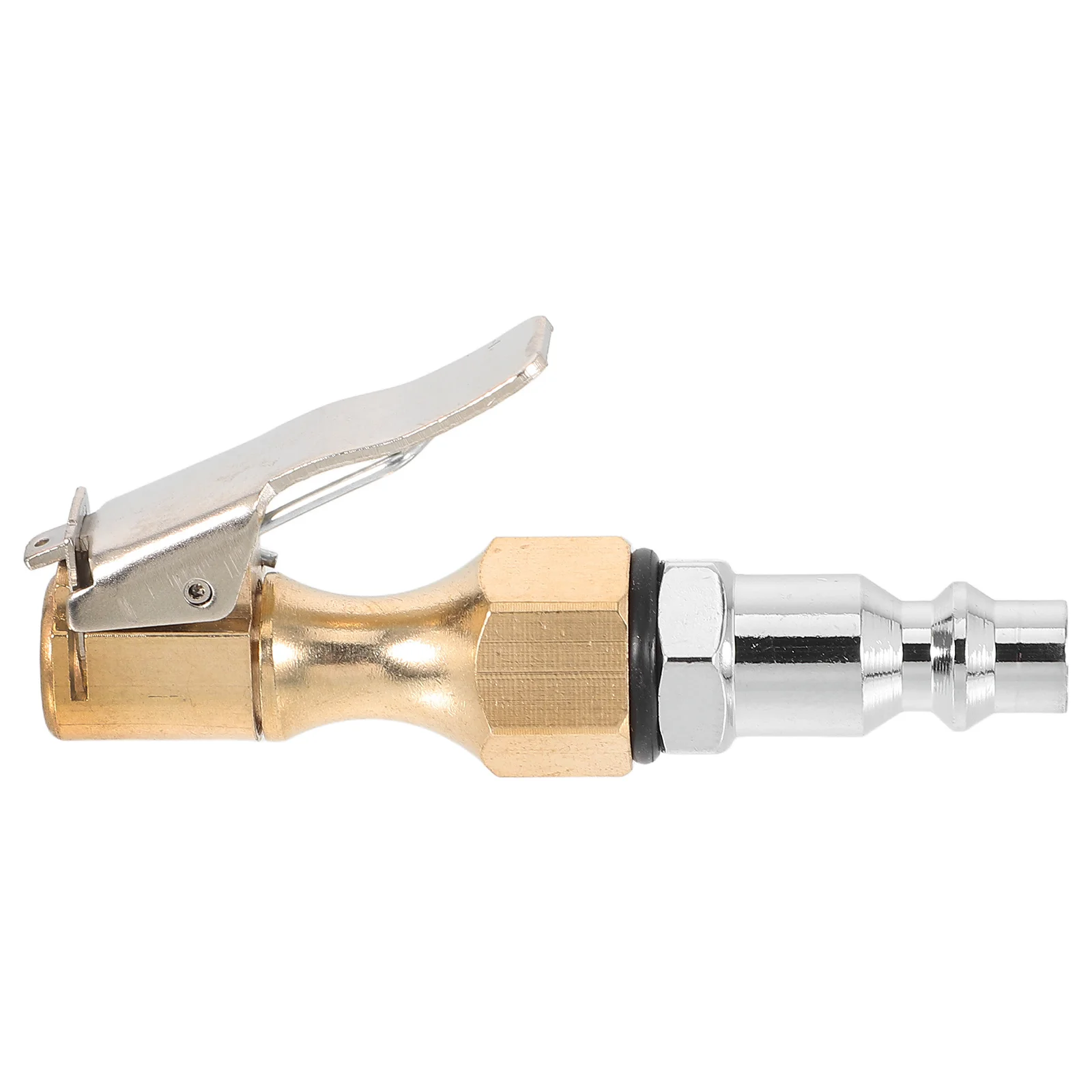 

Heavy Duty Brass Quick Connect Air Chuck with Steel Lock Clip American Threaded Tire Inflator Adapter for Car Motorcycle Bike