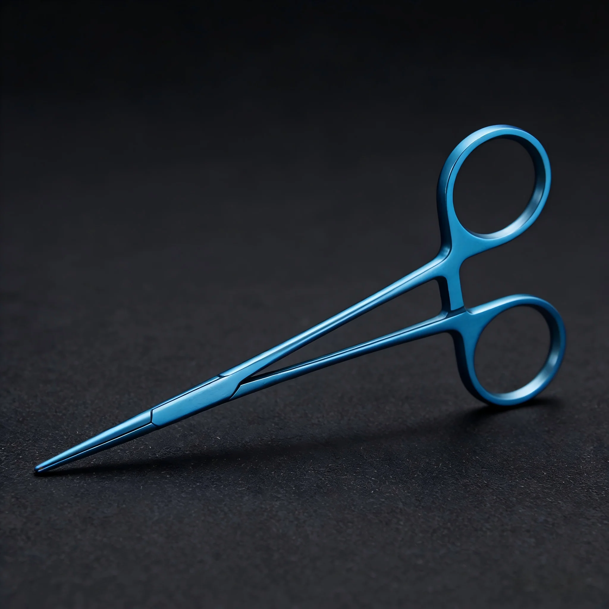 Textured Hemostats Manual Titanium Alloy with Corrosion-resistant Rust-proof Straight and Curved Tips for Surgical