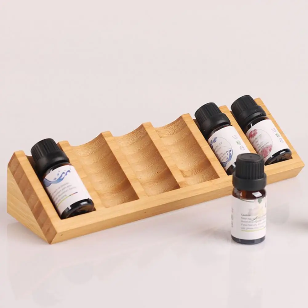 Stable Triangular Design Essential Oil Bottle Storage Case Organizer Expandable Essential Oil Holders Storage Shelf Racks