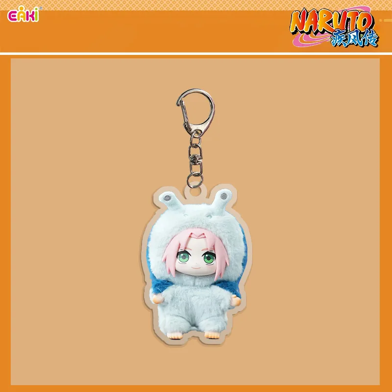 ناروتو أعلى لطيف دمية الحيوانات الأليفة سلسلة مفاتيح مصنوعة من الأكريليك ناميكازي ميناتو ساسوكي اوتشيها ناروتو اكسسوارات قلادة متوهجة لطيف الوحش الطرف #3