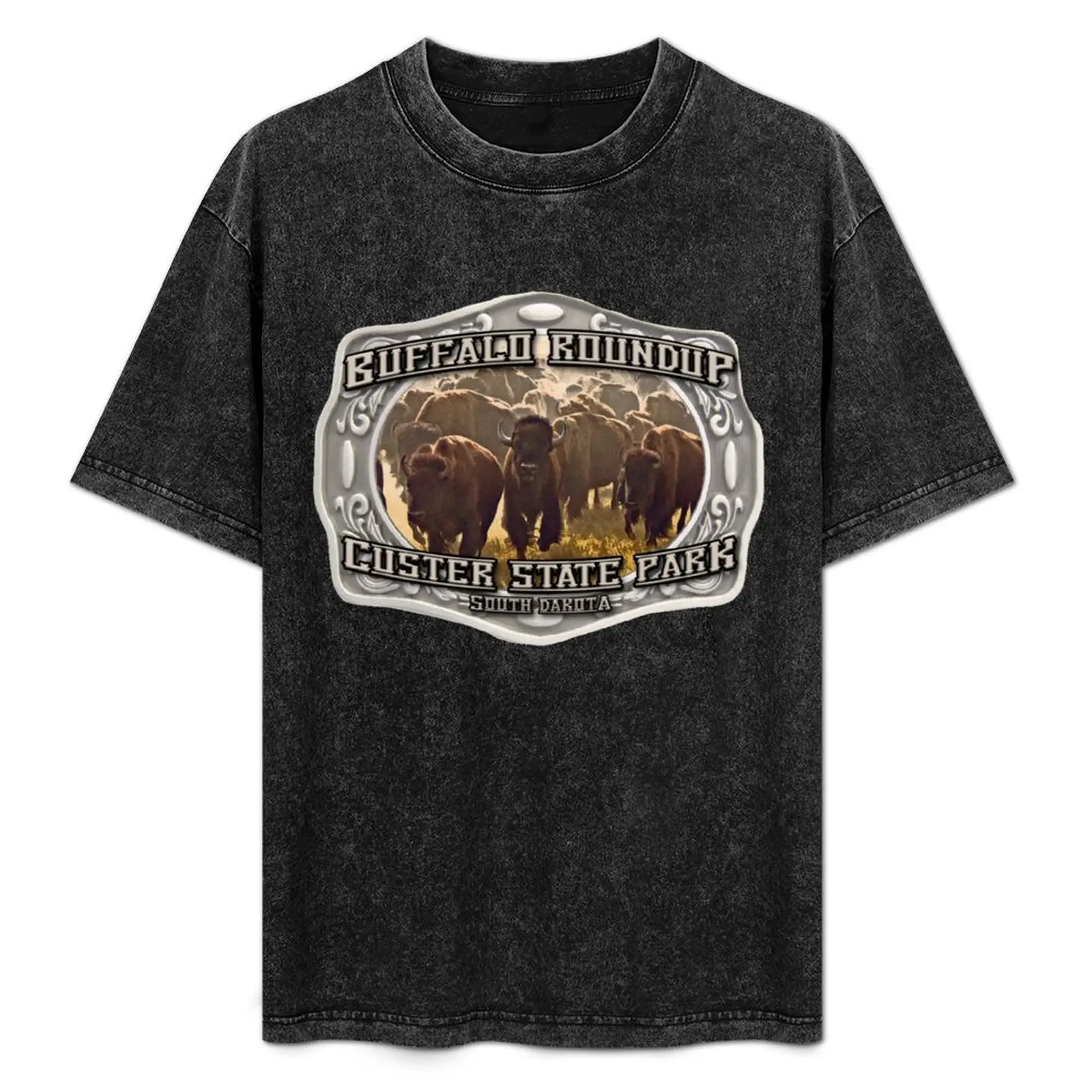 Custer State Park Buffalo Roundup T-Shirt shirts graphic tees tees mens t shirts