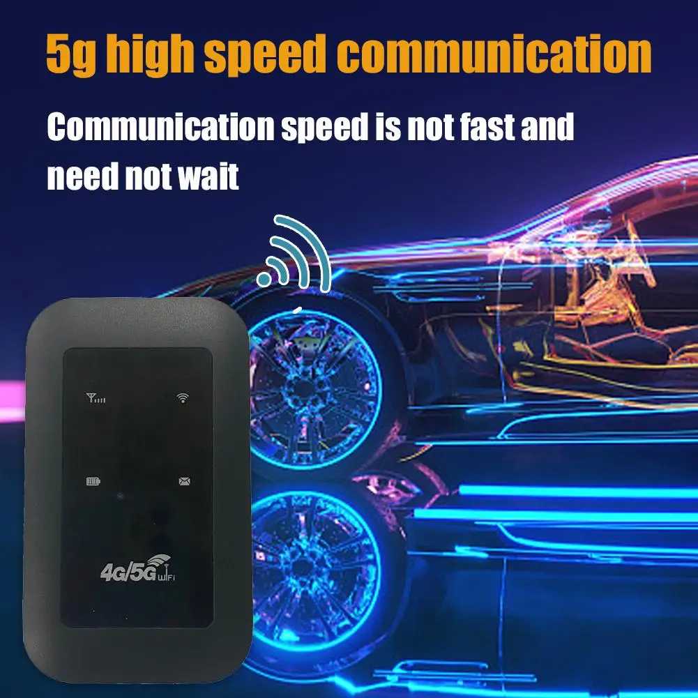 

4G портативный Wi-Fi аккумулятор 3000 мАч цветной дисплей SIM-карта 150 м портативный маршрутизатор беспроводной портативный Wi-Fi для ЕС J6P5