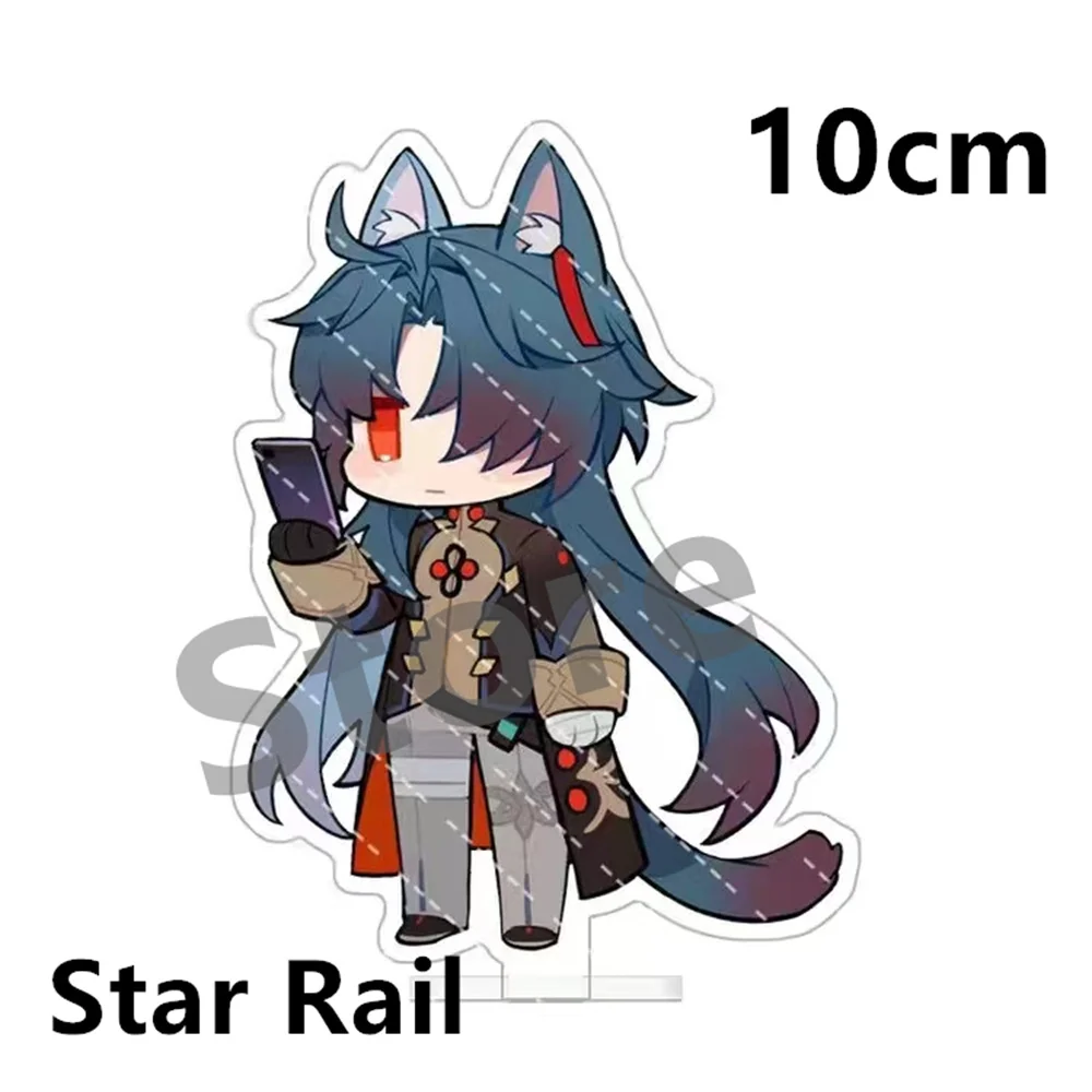 Honkai: Star Rail Acrylic Board Blade Jing Yuan Sampo Koski Ornament Kawaii Cute Funny Anime Game Gift for Fans 10cm