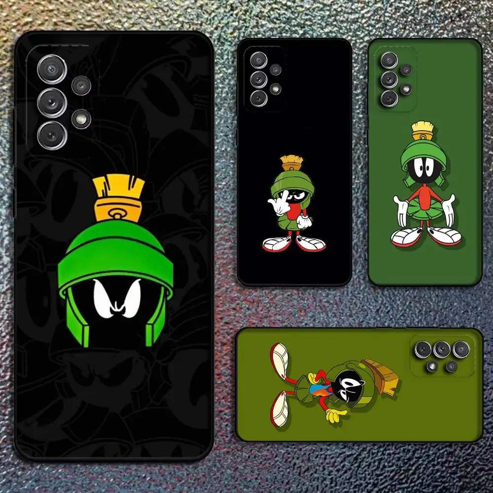 

M-Marvin The Martian Phone Case For Samsung S25,S24,S21,S22,S23,S30,Ultra,S20,Plus,Fe,Lite,Note,10,9,5G Black Cover