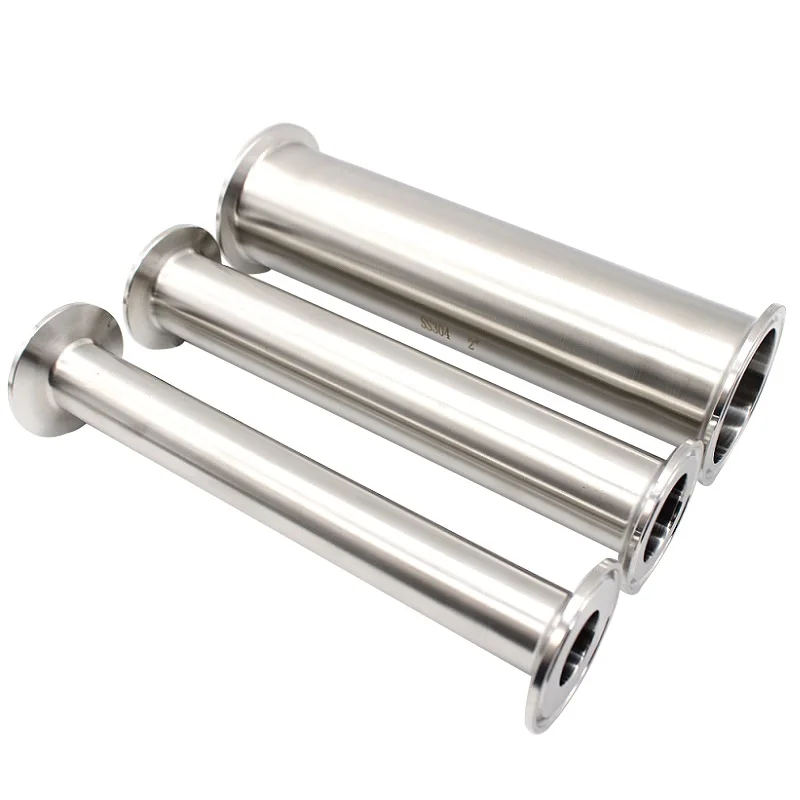 

OD19-25-32-38-45-51-57-63-76-89-102MM Санитарная катушка с тройным зажимом и наконечником SS304 SS316L Длина 43-100-200-457-610MM