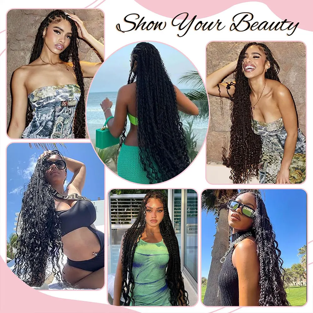 Human Braiding Hair Curly Deep Wave Human Braiding No Weft  Brazilian Human Braiding Hair For Boho Braids Wavy Braids Extensions