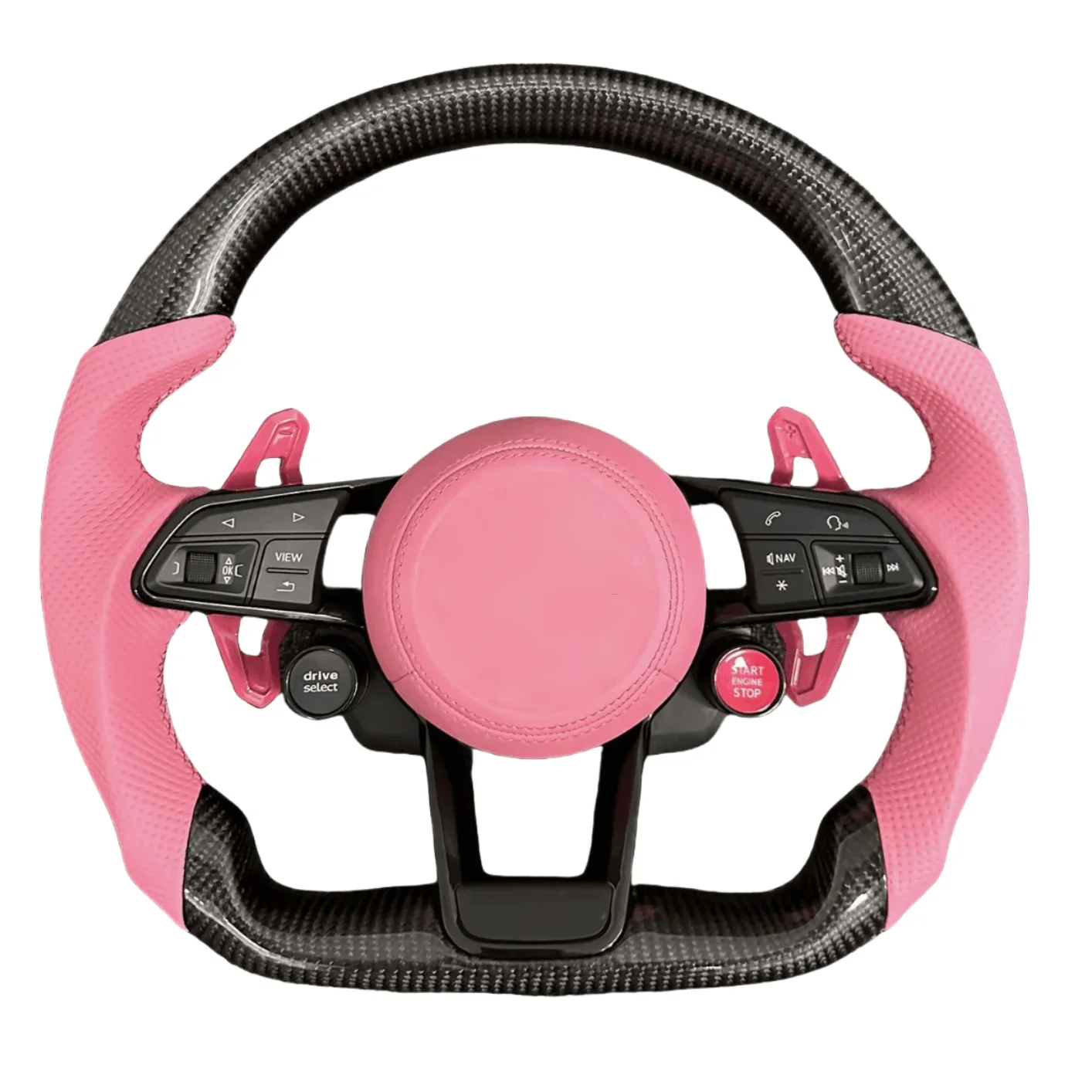 

Для Audi A1 A2 A3 A4L A5 B8 B8.5 B9 улучшенный R8/TT RS высокопроизводительный руль из углеродного волокна на заказ