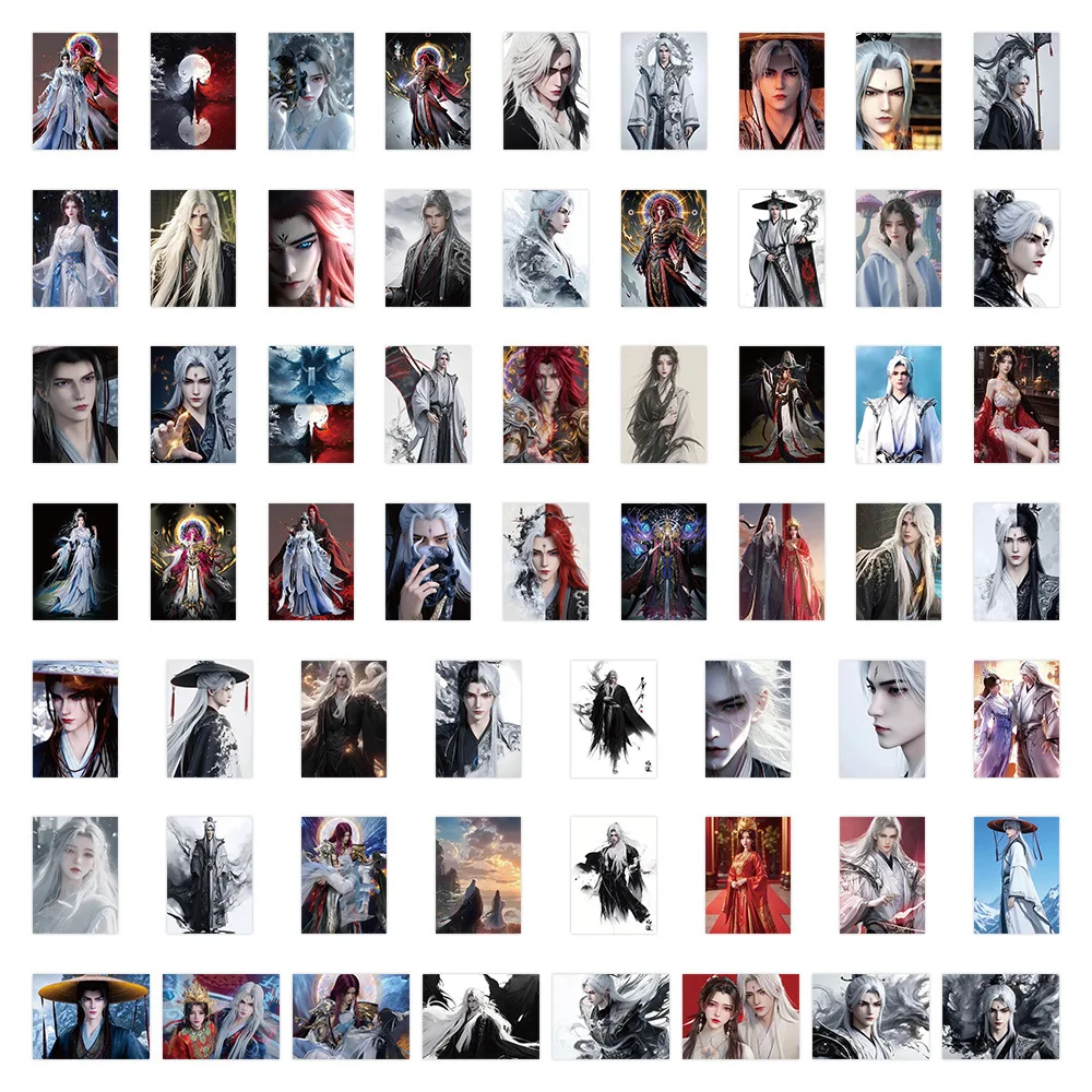 10/30/60Pcs Anime Renegade Immortal‌ Wallpaper Character Decorative Stickers DIY Guitar Phone Skateboard Waterproof Stickers