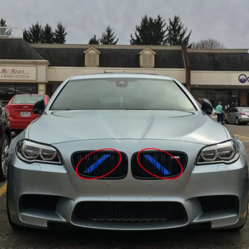 

For BMW 5 6 7 Series G30 G31 G32 6GT G11 G12 Z4 G29 2017~2019 2020 2021 Car Front Bumper Grille Frame Protect Strips Accessories