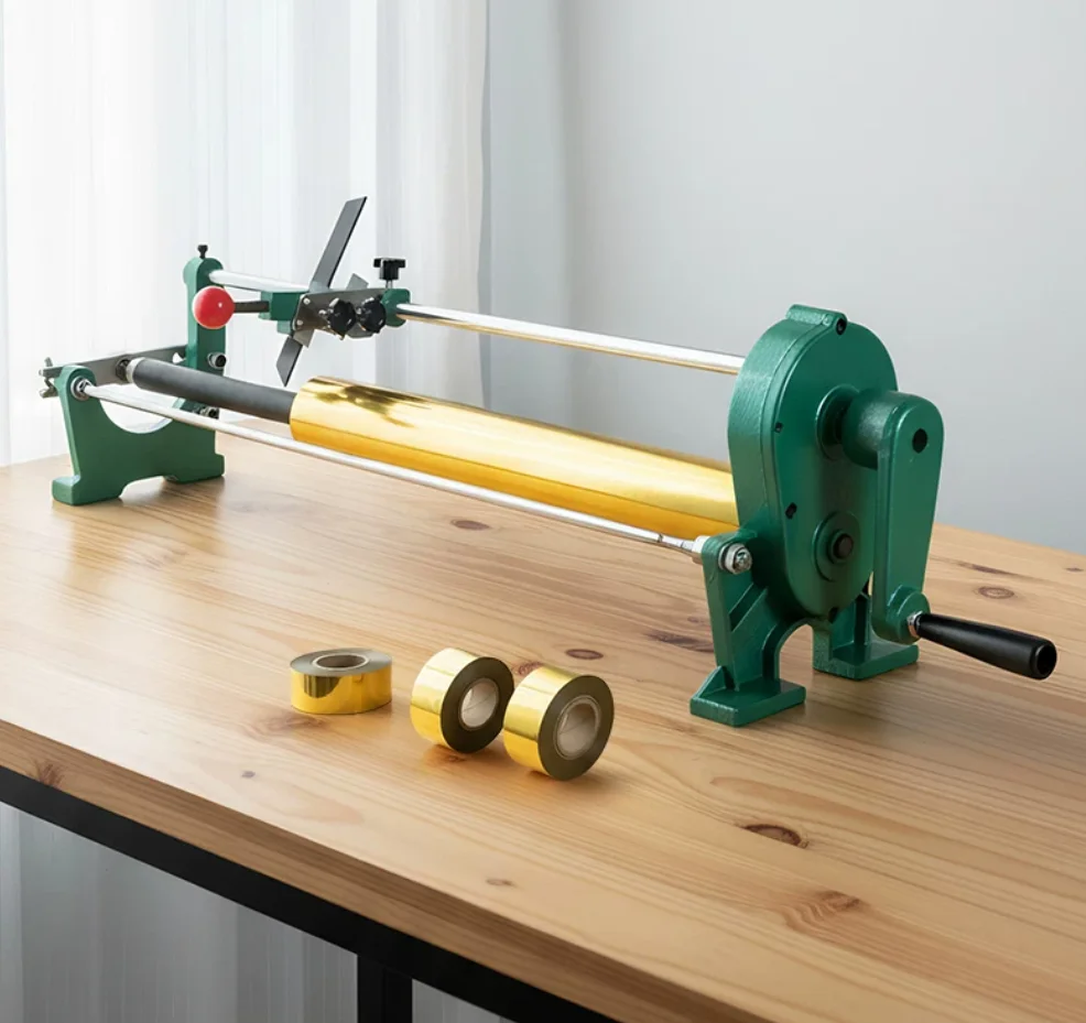 

Manual Hot Foil Roll Cutting Machine Cutter 64cm Roll Length