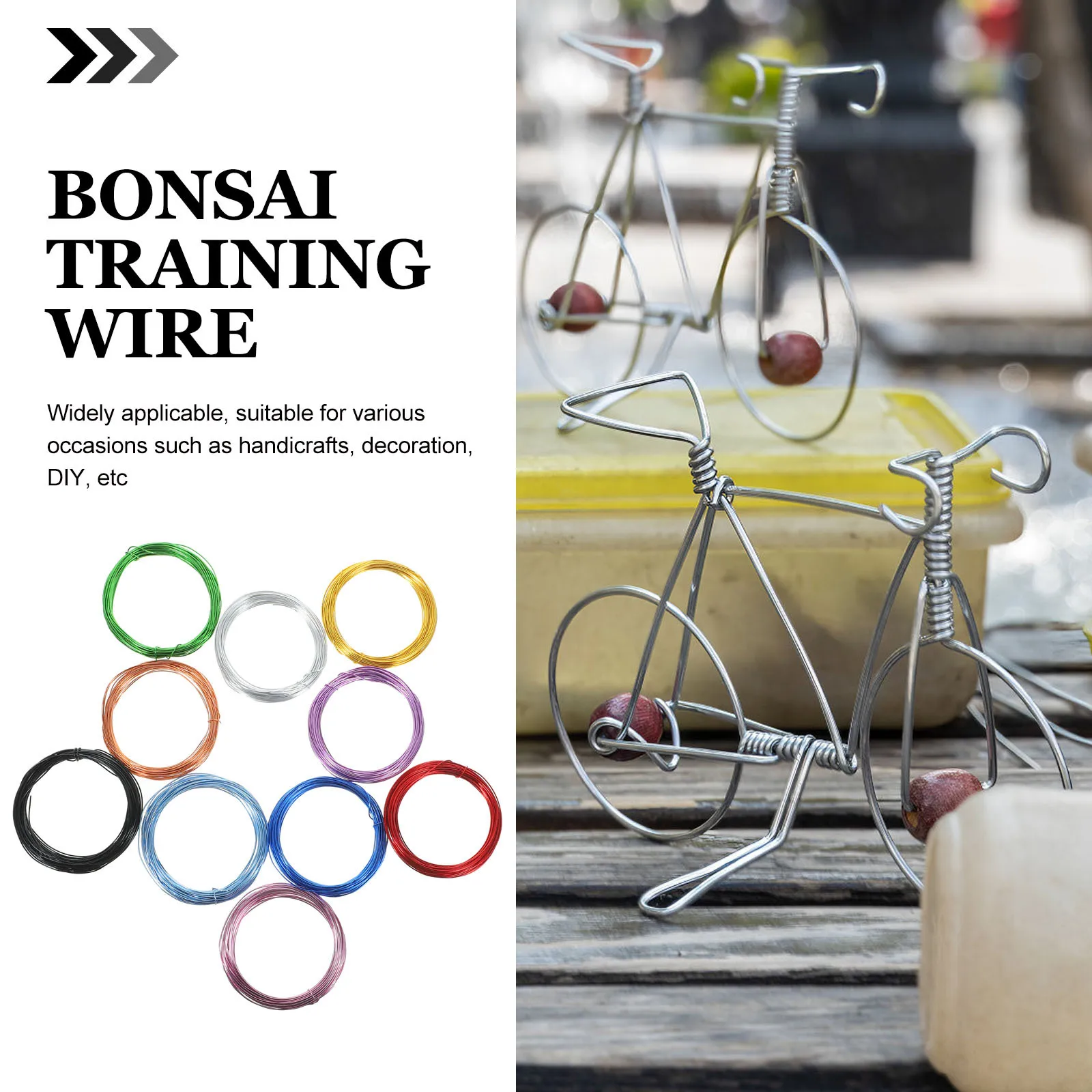 10 لفات سلك ألومنيوم مؤكسد ملون بقطر 1 مم DIY لصنع المجوهرات مشاريع فنية مطرزة مرنة وخفيفة الوزن #4