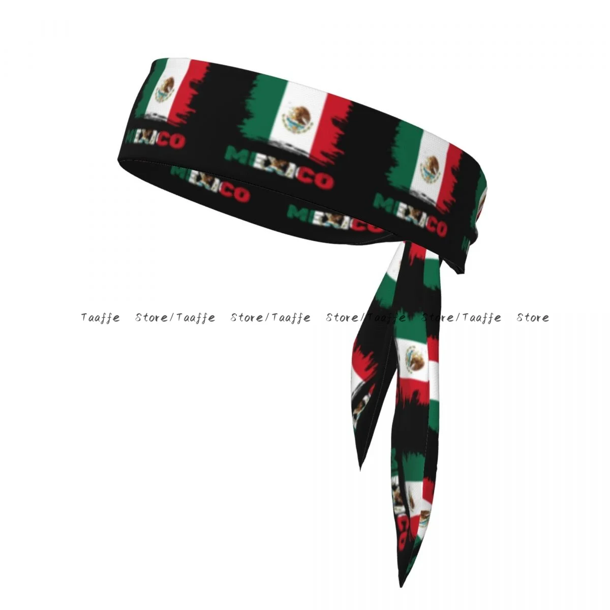 

Head Tie Bandana Vintage Mexico Michoacan Mexican Flag Head Scarf Wrap Outdoor Sports Sweatband