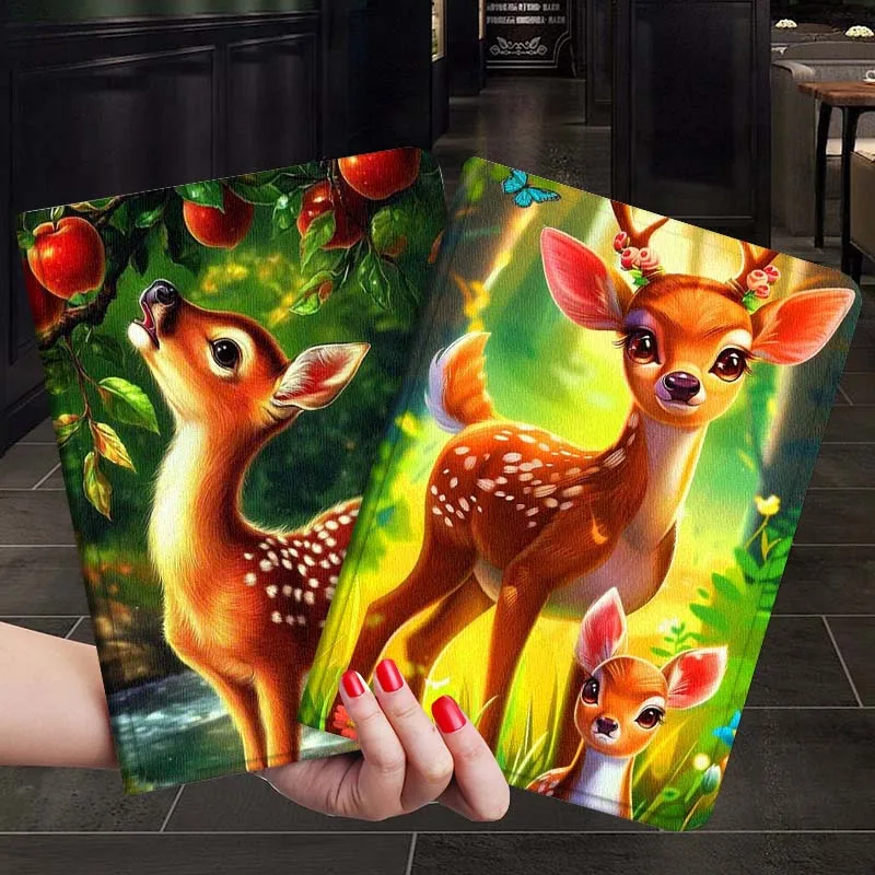 

Cute Deer Art Gift For Xiaoxin Lenovo Tab P12 Extreme Legion Y900 Idea Pro GT 12.1 2025 Foldable Tablet Case