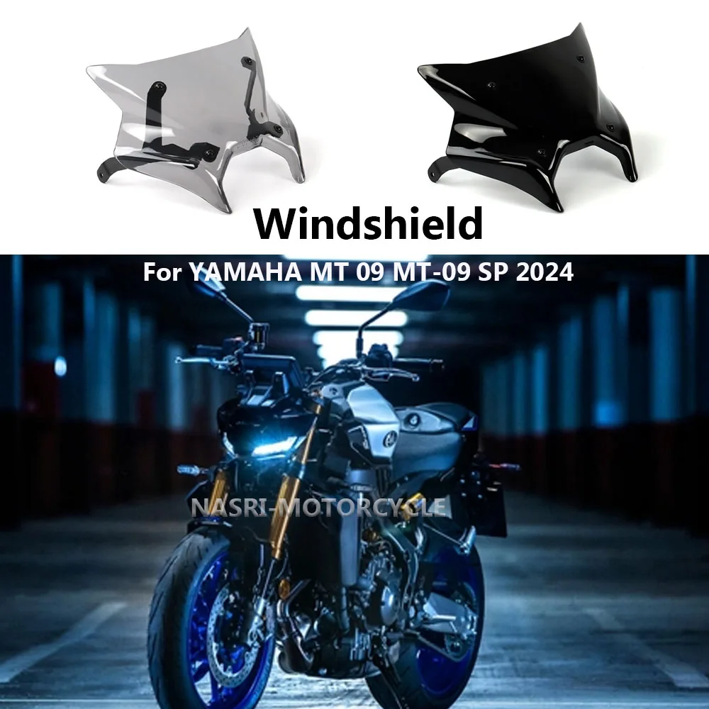 

For YAMAHA MT-09 2024 MT09 SP MT 09 2024 2025 NEW Motorcycle Accessories Windshield Windscreen Wind Shield Deflectors Windshield
