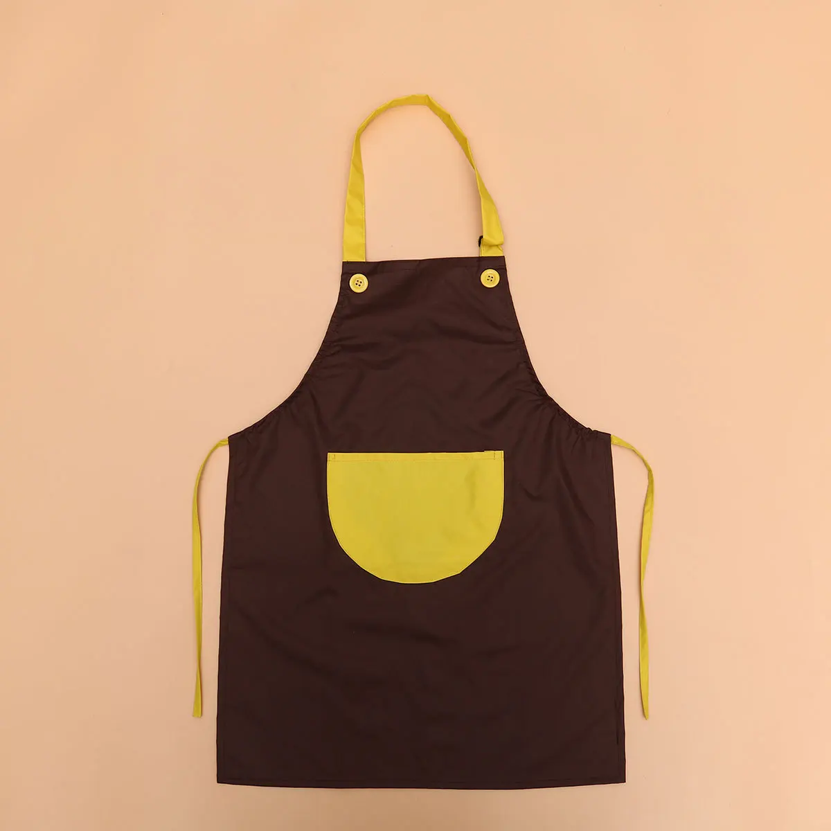 

1Pcs Kids Waterproof Painting Apron Durable Children Art Apron Coffee with Pocket for Painting Cooking Crafts 8-12 Years