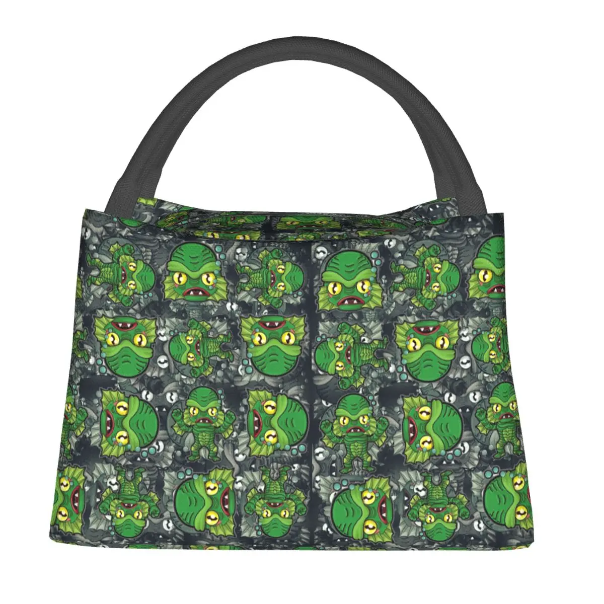 Creature From The Black Lagoon Lunch Bags Insulated Bento Box Lunch Tote Picnic Bags Cooler Thermal Bag for Woman Student School