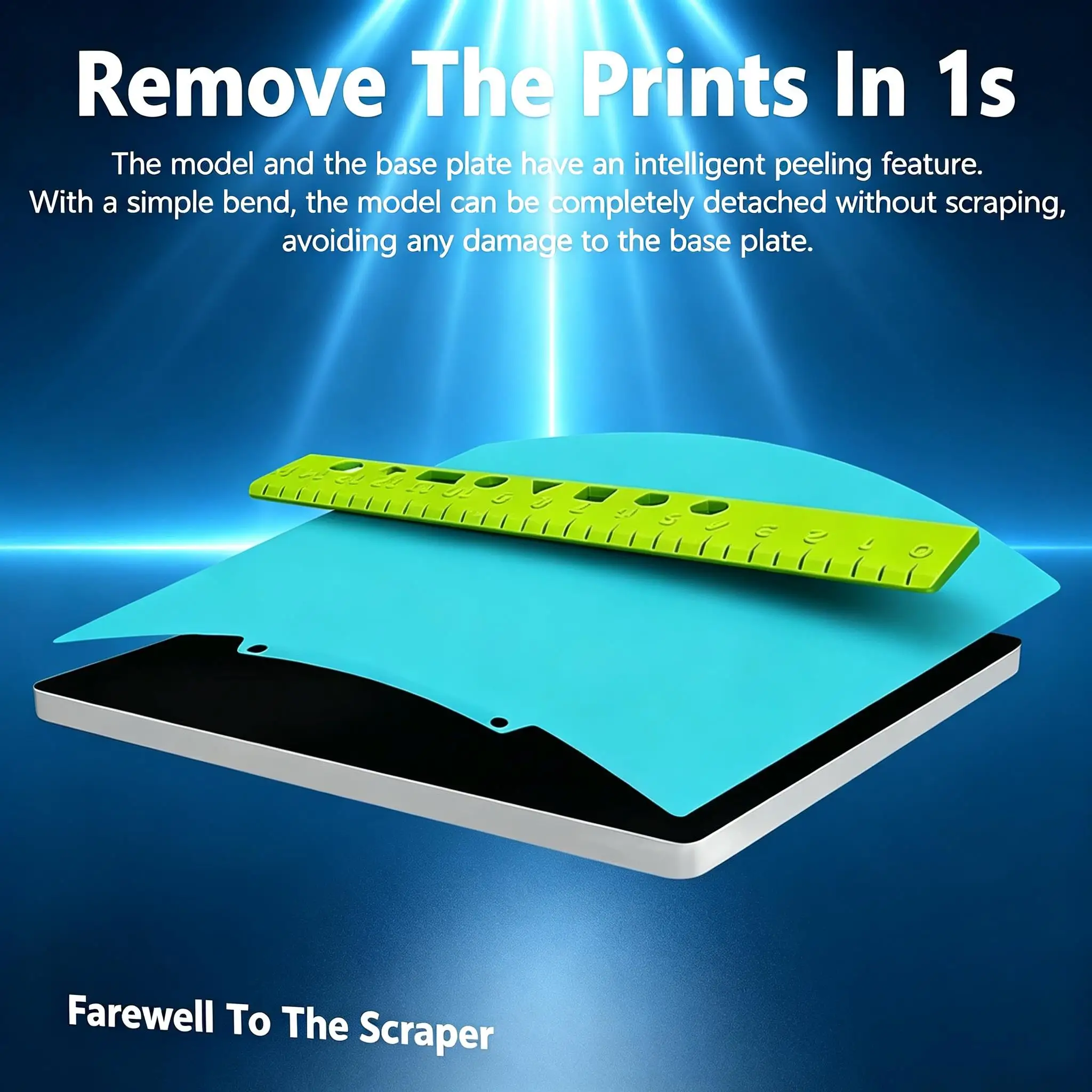 Cold Plate for Flashforge Creator5 Creator 5 Pro Double Sided Build Plate 256x256mm PLA Spring Steel Sheet Heated Bed Platform