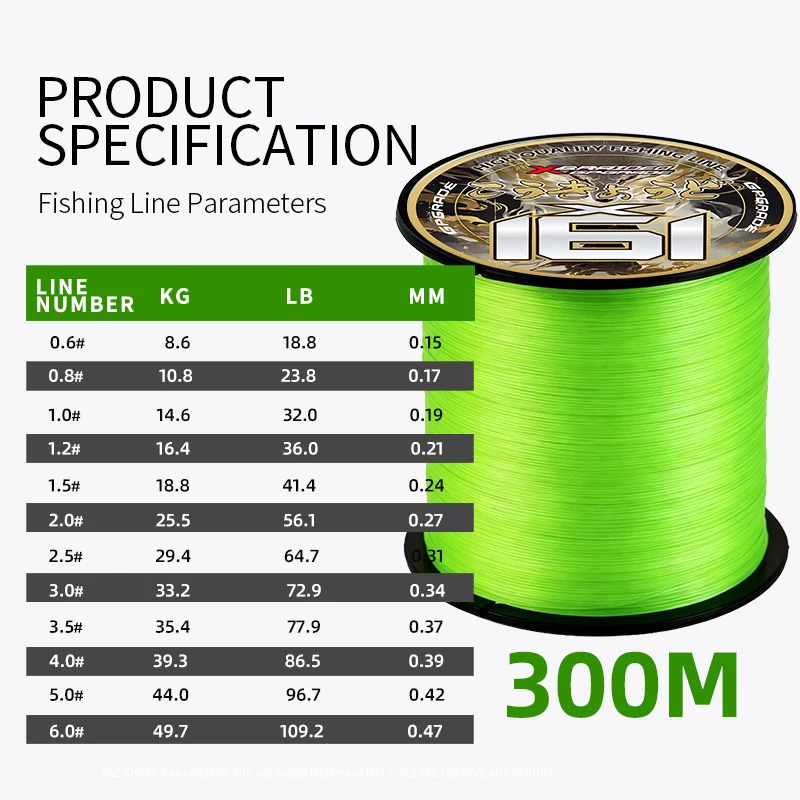 X16 Stränge Geflochtene Angelschnüre Multifilament Pesca 100/150/200/300/500/1000M Karpfenschnur Japan Abriebfeste PE-Hauptschnur