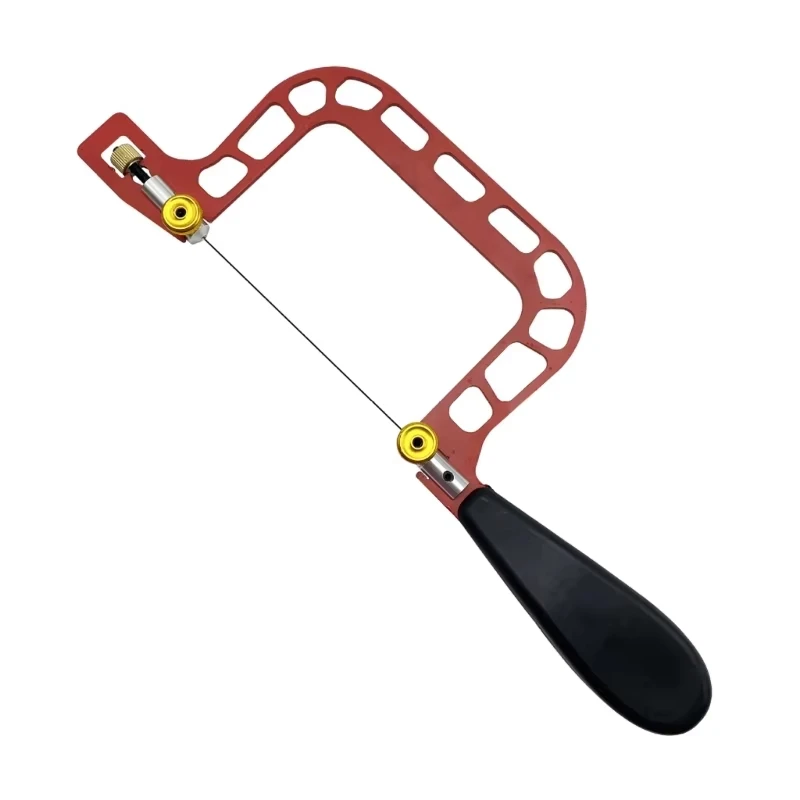 Jewelry Making As Shown Fret Saw Frame Curved Handle Hand Saw Precision Cutting Design Alloy Clamping Interface