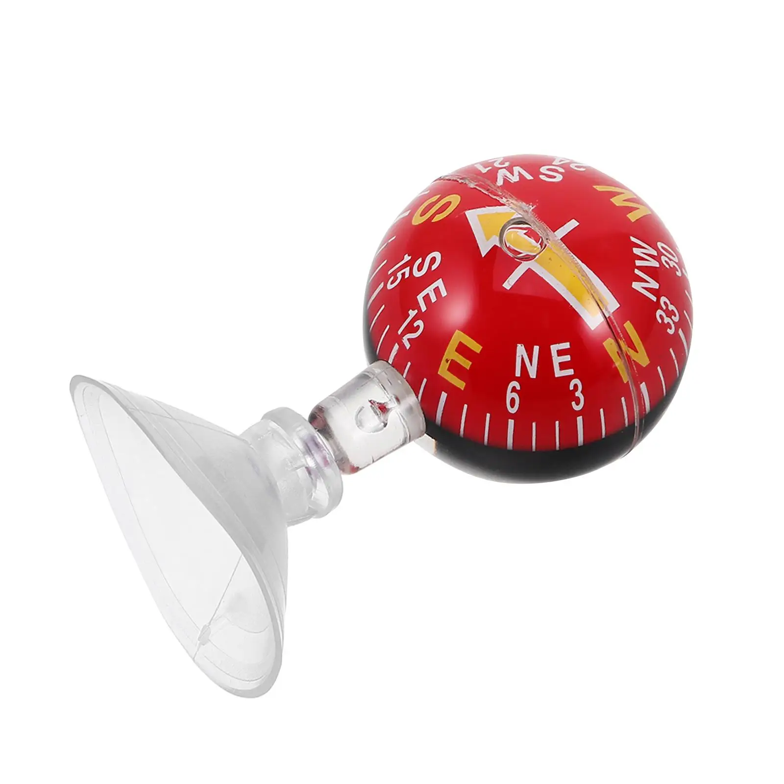 

Car Guide Ball Compass 38mm Suction Cup for Dashboard Reliable Precision Portable Outdoor Vehicle Mount Marine Use for Car