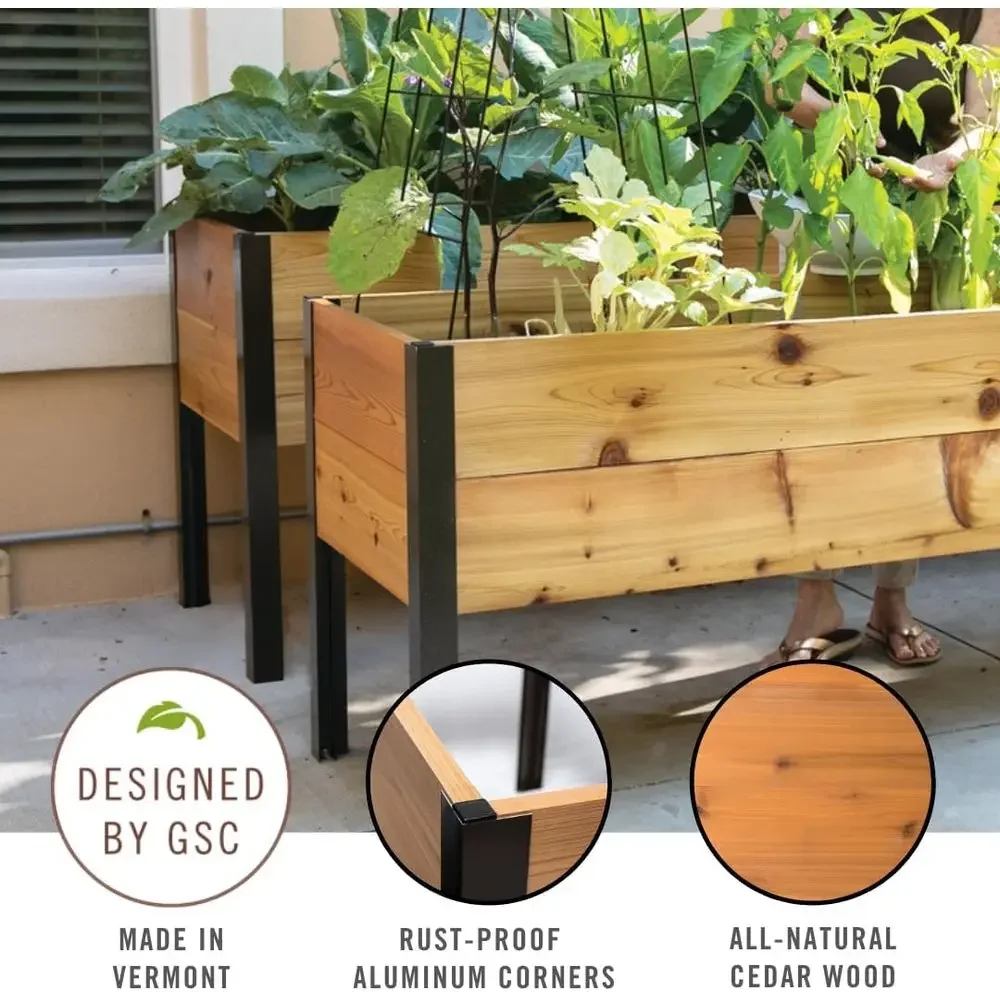 

Special OfferElevated Self-Watering Garden Bed For Outdoor Plants, Vegetables, And Lower Gardening Needs