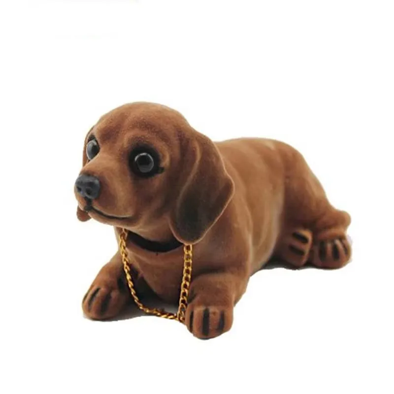 New Car Styling Cute Bobblehead Dog Doll Car Nodding Dog Shakes His Head Shaking Dog For Car Decoration Furnishing Articles