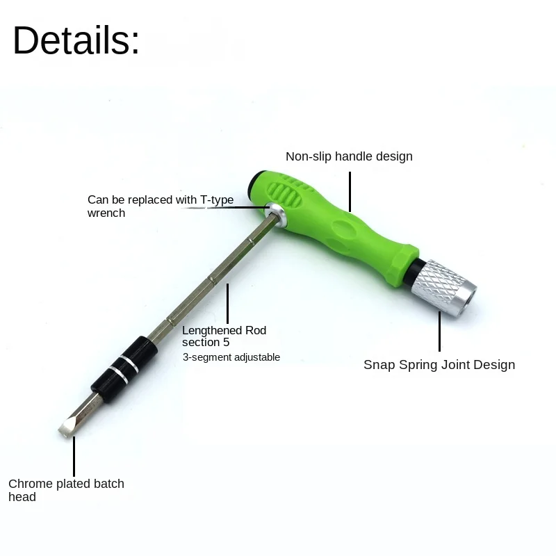 32 in 1 multifunctional screwdriver set for clocks, tablets, computers, mobile phones, repair tools, household screwdriver set