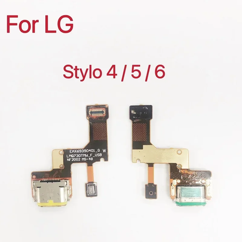 USB Charging Dock Port Connector Board Parts Flex Cable For LG Stylo6 5 4 Replacement Part