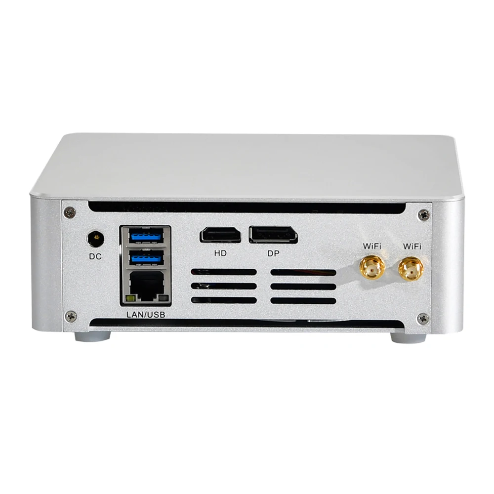 HUNSN 4K Mini PC, Desktop Computer, Server, I7 13620H 1355U, BM21, Windows 11/Linux Ubuntu, WiFi, BT, DP1.4a, HD, 6USB3.0, Type-C, Slimme ventilator