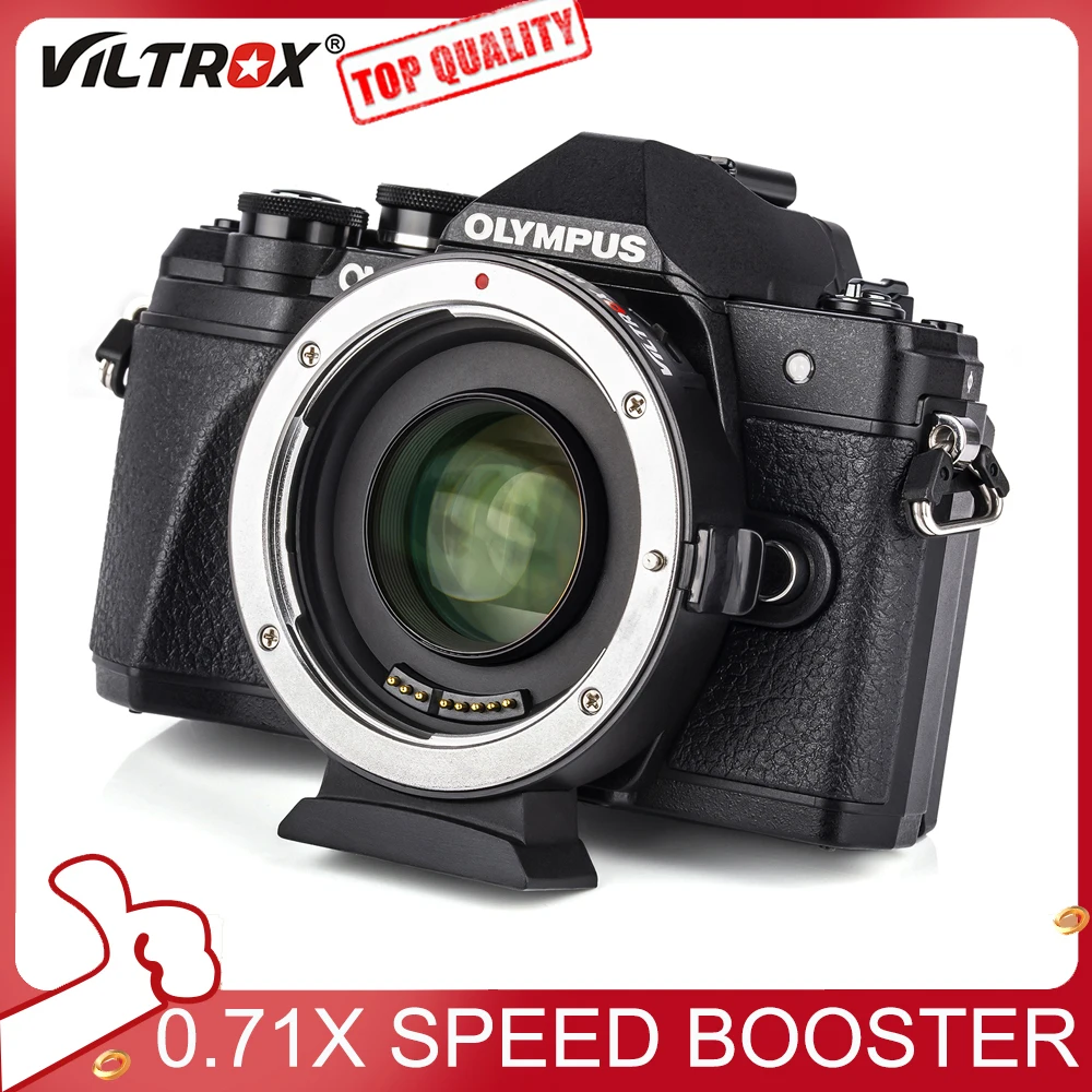 

Viltrox EF-M2II 0.71x Speed Booster Focal Reducer Lens Adapter Auto Focus for Canon EF Lens to Panasonic Olympus M43 Camera