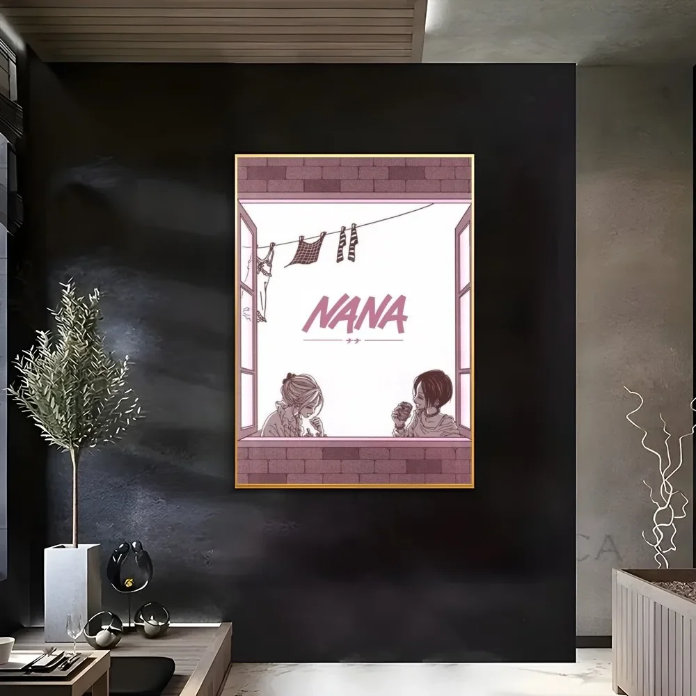 أنيمي نانا أوساكي خط المشارك الكلاسيكية جدار الفن الطباعة اللوحة غرفة المعيشة المنزلي بار ديكور جمالي #2