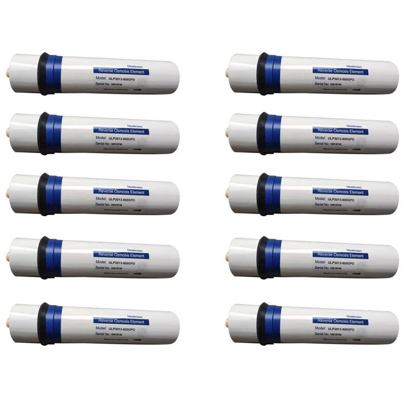 10X 600 Gpd Osmosis Inversa Filter Reverse Osmosis RO Membranes Elements ULP3013-600 Water Filter Cartridge