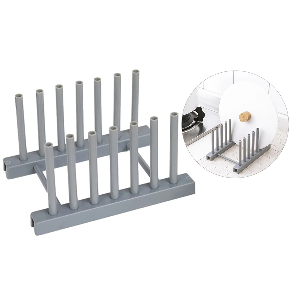 Plastic Dish Rack Kitchen Storage ganizer White Smooth Edge Multi Use Drain Store Plates Bowls Cookware Easy Access
