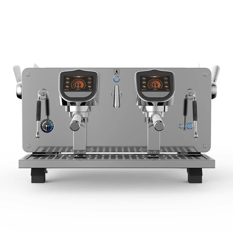 Commercial 1st 2nd Gen Semi Automatic Espresso Machine Single Double Head E61 Electronic Control High Cup Coffee Maker