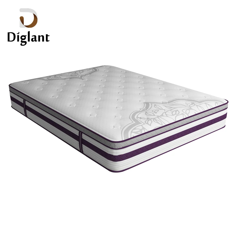 D101 Compress Rollable Bedroom Vacuum Packed High Elastic Sleep Easy Memory Foam 100% Natural Latex Mattress